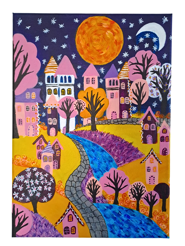 Canvas Art_Happy Night Sky_Set - Image 2