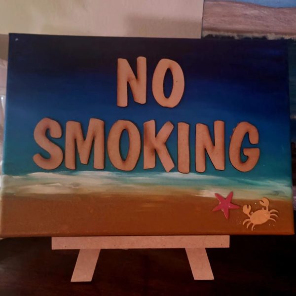 No Smoking - Beach themed