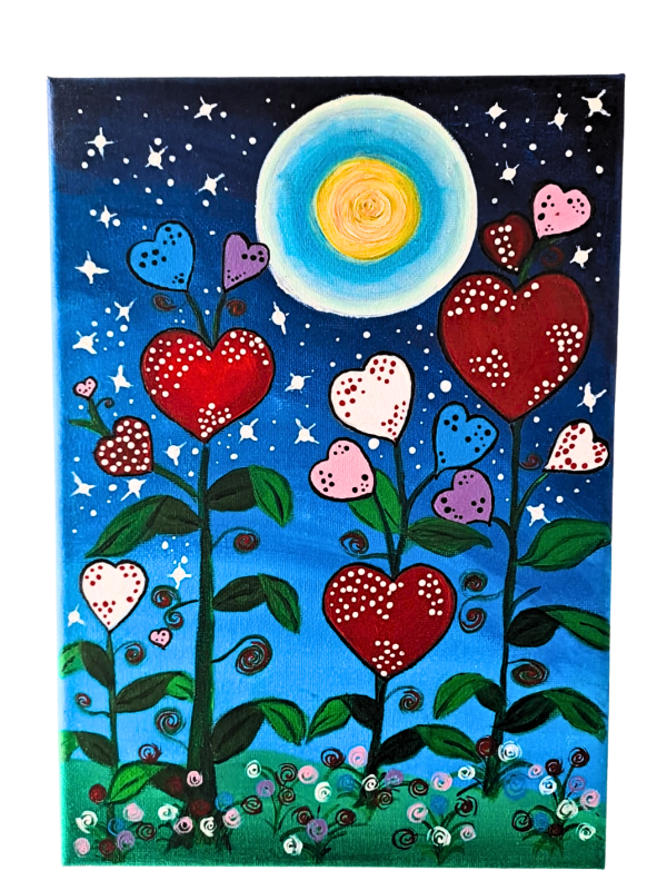 Canvas Art_Happy Hearts
